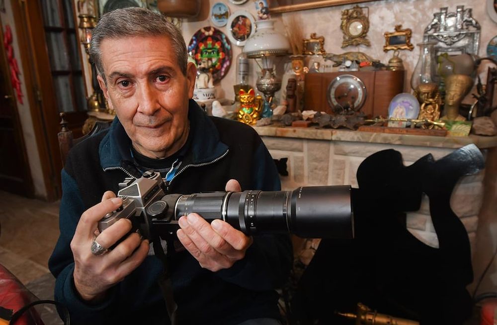 José Alberto Vicente fotógrafo y coleccionista, un jubilado de 68 años que quiere armar un museo fotográficoFoto: José Gutierrez / Los Andes