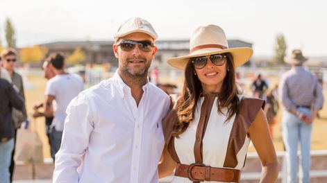 Rubén David y Andrea Richardi.