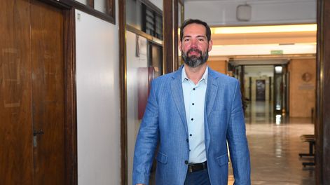 El concejal del Partido Libertario de San Rafael, Martín Antolín.