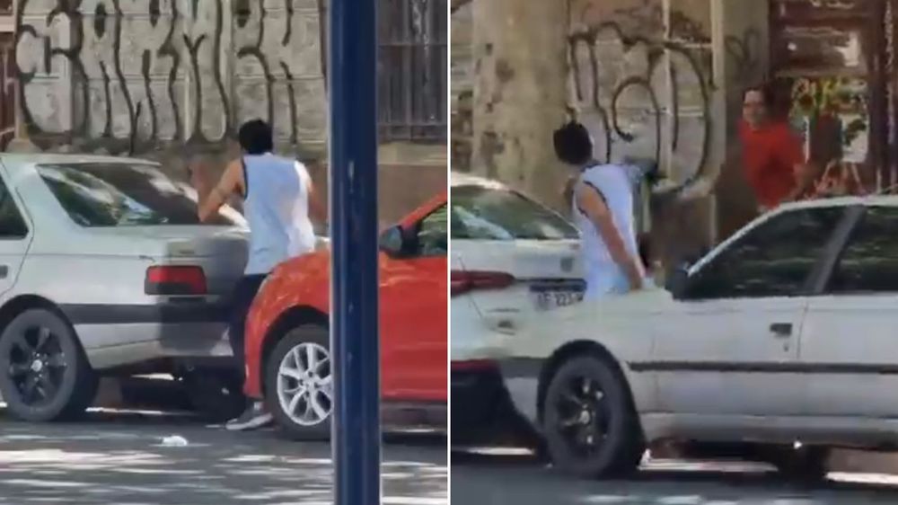 Arrestaron a un hombre que se peleó con un trapito, golpeó autos y se robó 84 tarjetas de estacionamiento.
