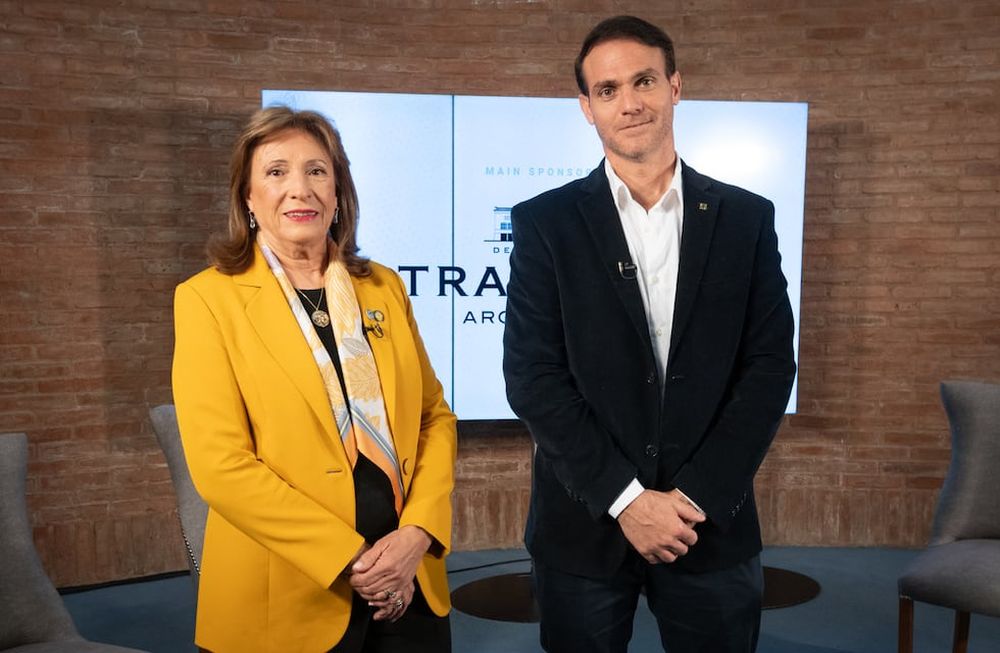 Esther Sánchez y Gustavo Gioacchini coincidieron en que mantener la excelencia educativa “es innegociable”. | Foto: Ignacio Blanco / Los Andes