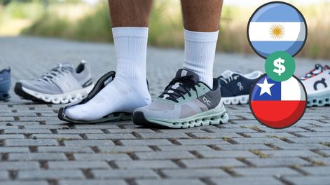 Llegan las zapatillas On a Argentina: tremenda diferencia de precios con Chile
