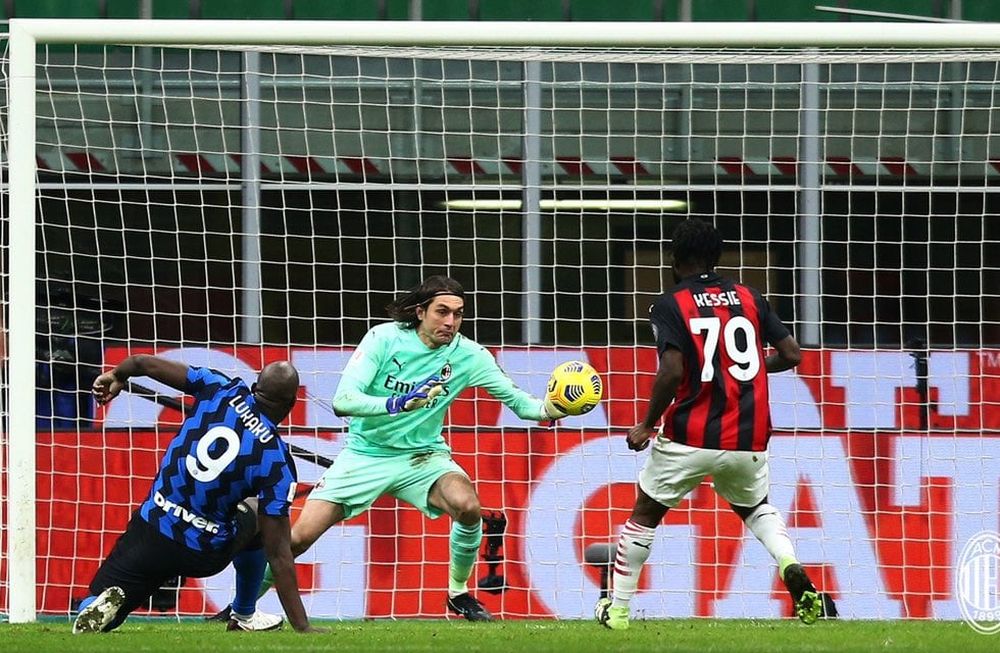 Lukaku fue el autor del gol del empate para el Inter. / Gentileza.