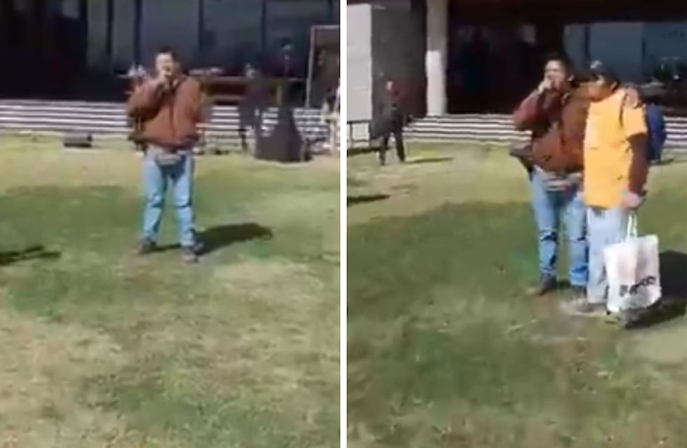 Un hombre conoció a su hermano durante un concurso en San Carlos. Facebook.
