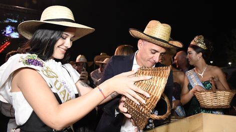 Victoria acompañó la Fiesta de la Cosecha y representó a Guaymallén en uno de los eventos centrales de la Vendimia