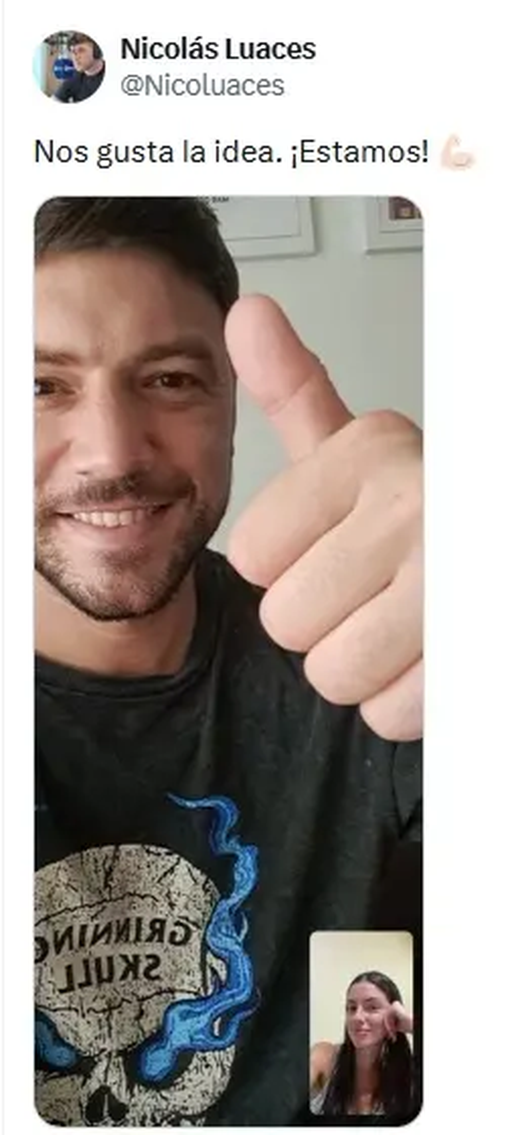 Nicolas Luaces y Daniela Iker recibieron un canje luego de hacerse virales.
