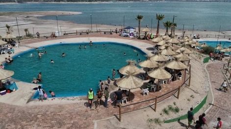 Los Andes | Luján Playa Carrizal es una de las alternativas que estará habilitada el sábado 25 de diciembre para disfrutar de la Navidad al aire libre. Foto: gentileza Prensa Municipalidad de Luján de Cuyo.