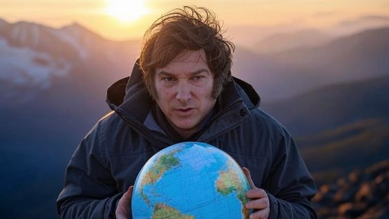 Javier Milei a la conquista del mundo