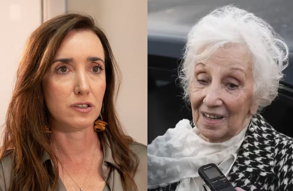 La candidata a vicepresidente por la Libertad Avanaza, Victoria Villarruel, trató de personaje siniestro a Estela de Carlotto, titular de Abuelas de Plaza de Mayo.