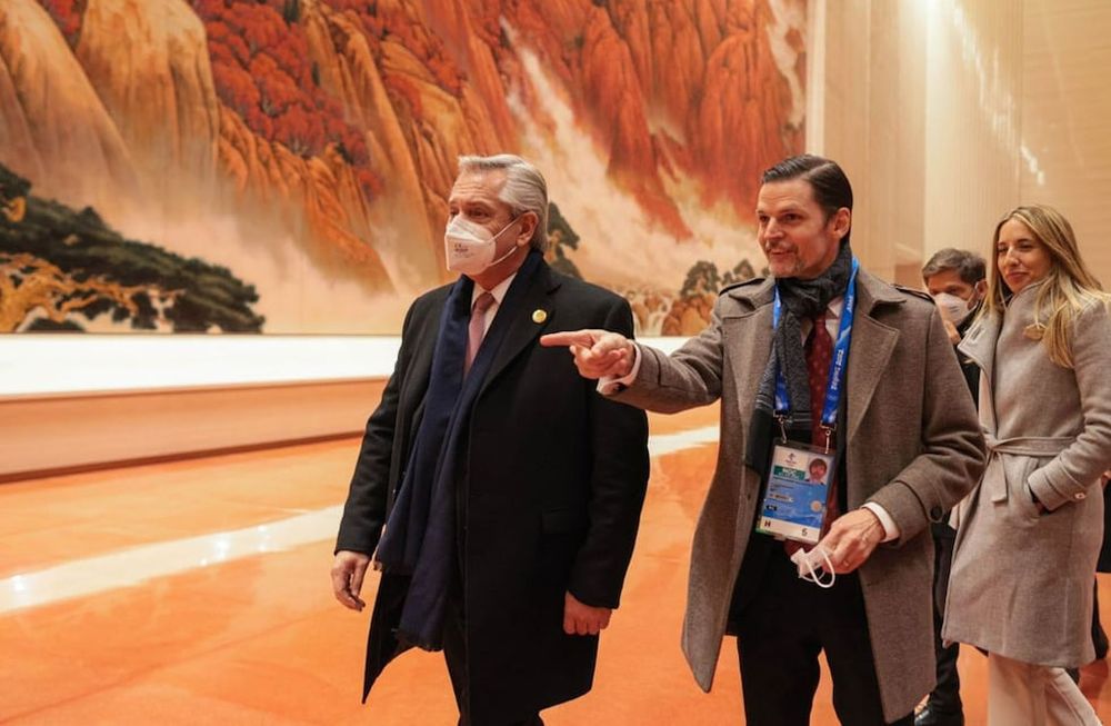 Alberto Fernández en China. (Presidencia de la Nación)