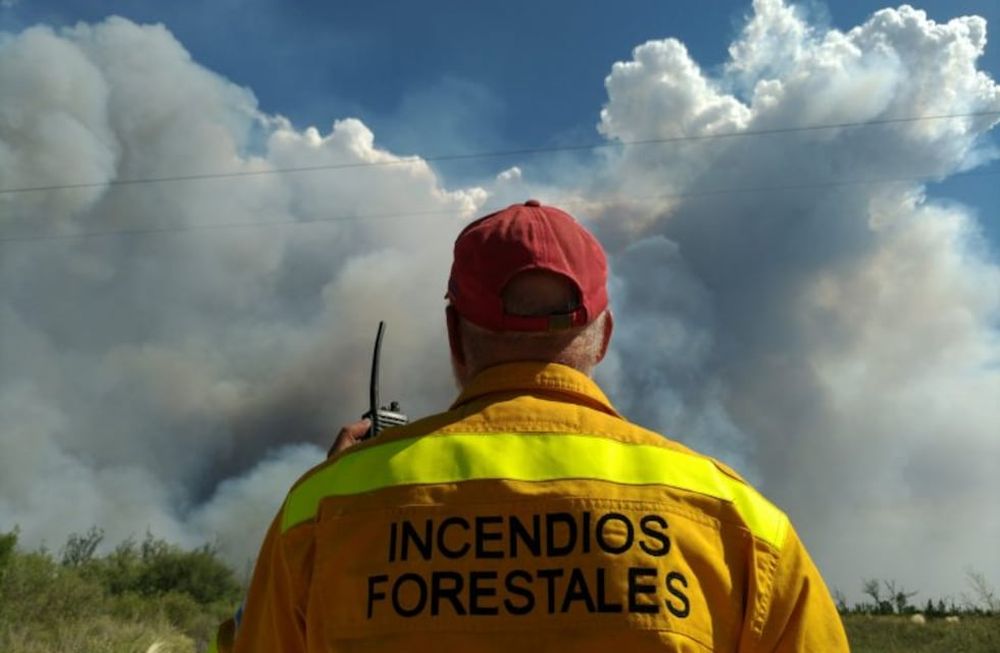 Incendios forestales en Mendoza.