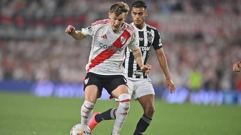 Los Andes | River y Atlético Mineiro ya juegan en el estadio MAS Monumental.