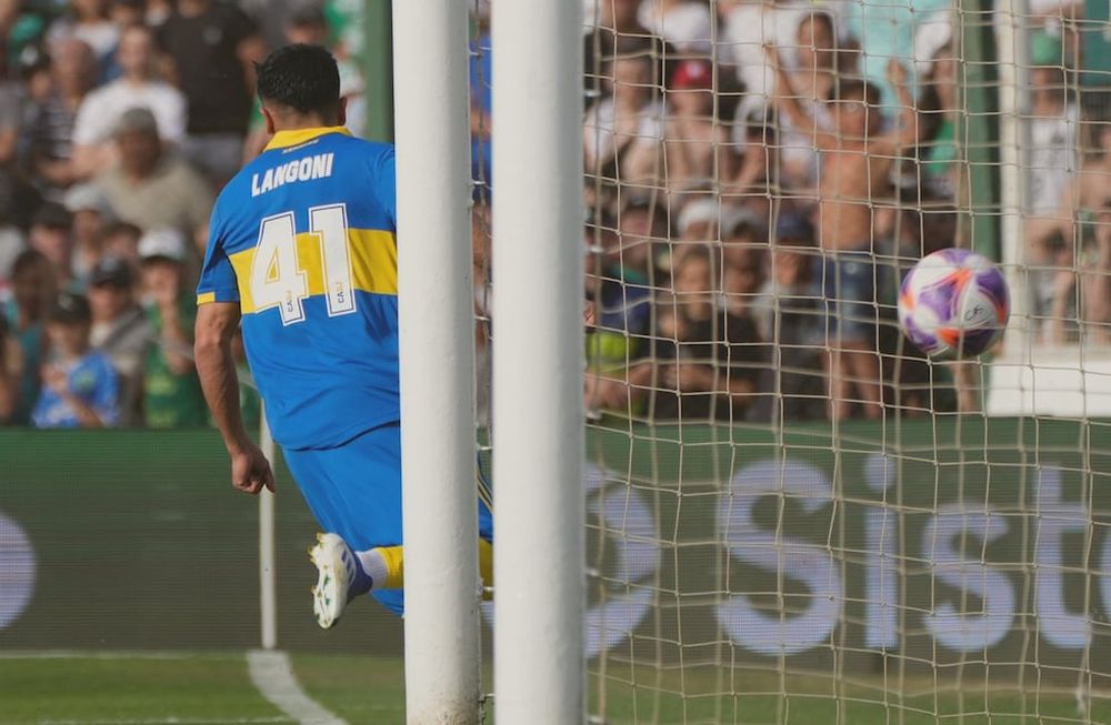 Luca Langoni, autor del gol del triunfo de Boca en Junín ante Sarmiento. / Gentileza.