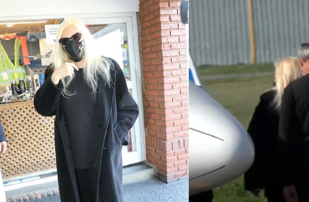 Susana Giménez regresó a Uruguay en un vuelo privado