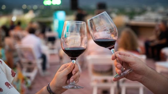 La música y el vino se combinaron en las alturas de la Ciudad
