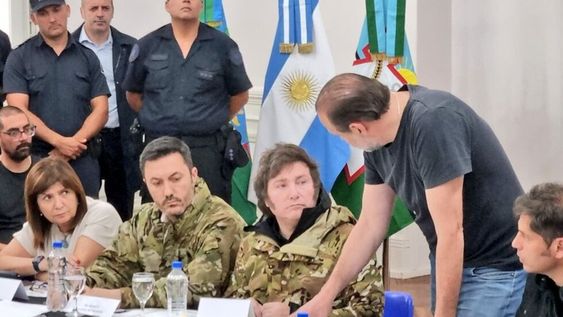 El presidente afirmó que, frente a estos eventos tan adversos, los argentinos siempre sacamos lo mejor de nosotros. Gentileza.