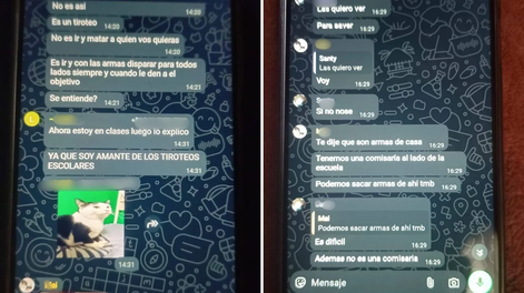 Se conocieron nuevos chats sobre la masacre en Maschwitz