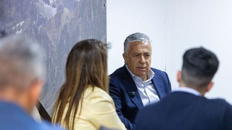 El gobernador Alfredo Cornejo visitó la redacción de Diario Los Andes y brindó una entrevista.