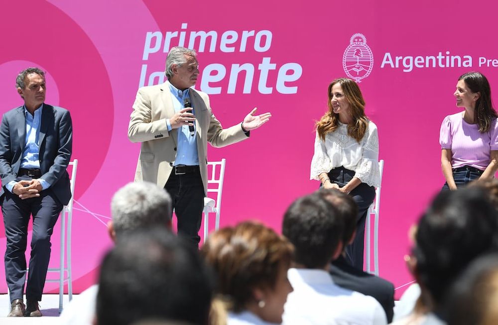 Alberto Fernández criticó a la Corte durante un acto de puesta en marcha de la Asignación Universal por Hijo (AUH) para niños y niñas sin cuidados parentales. Foto: Presidencia