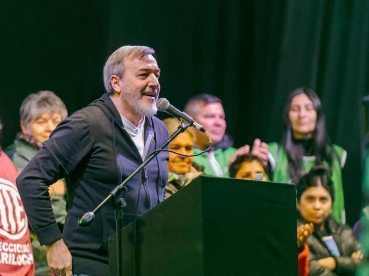 Rodolfo Aguiar,  secretario general nacional de la Asociación Trabajadores del Estado (ATE).