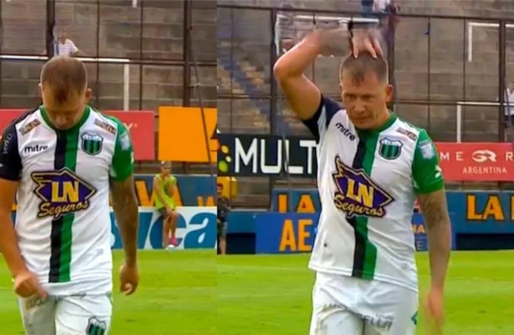 Pese a la decisión de AFA de eliminar suspensiones previa para el reinicio de todas las categorías del fútbol argentino, el ex-Chicago deberá cumplir con la pena por los repudiables gestos que le hizo a Atlanta. / Gentileza.