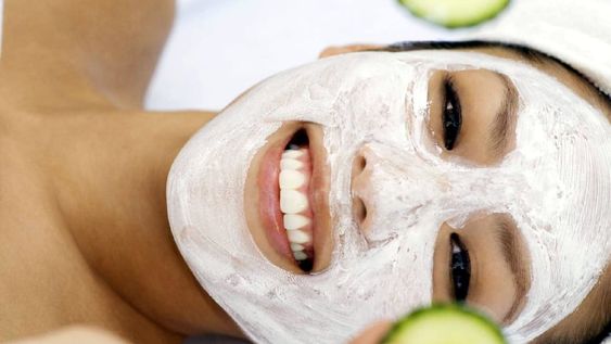 Mascarillas para un rostro  de terciopelo