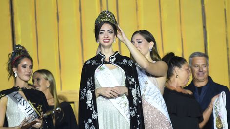 Sofía Perfumo, de General Alvear, fue coronada virreina Nacional de la Vendimia 2025