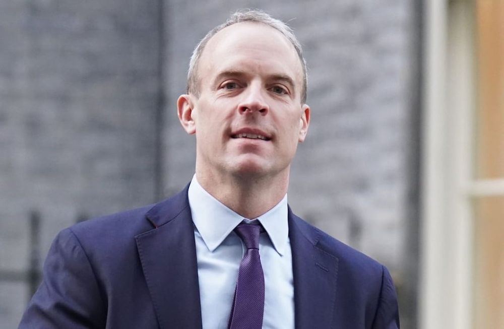 Dominic Raab, exministro de Justicia y exviceprimer ministro del Reino Unido.