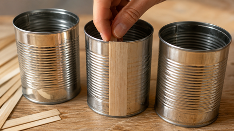 7 ideas para reciclar latas de conserva y convertirlas en objetos utiles para la casa
