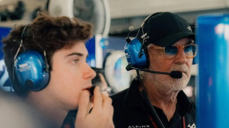 Flavio Briatore y Franco Colapinto