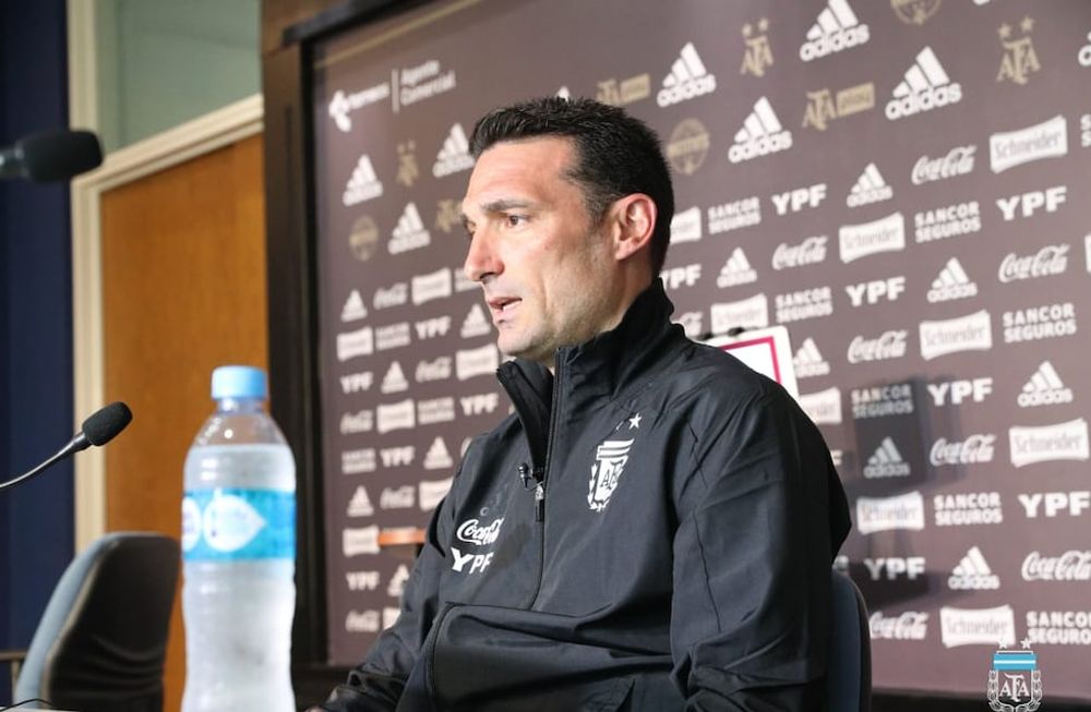 Lionel Scaloni, DT de Argentina. / @Argentina
