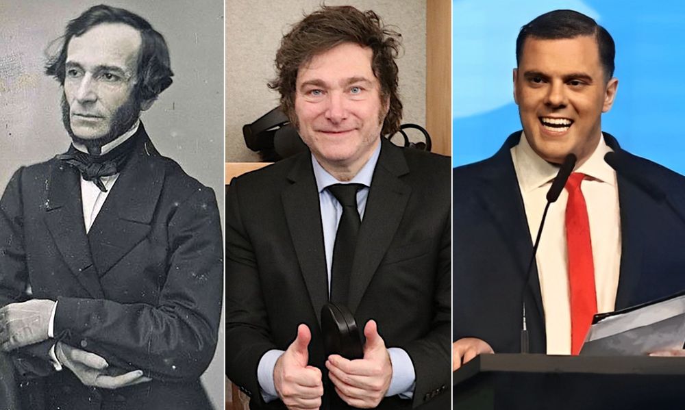 Juan Bautista Alberdi, Javier Milei y el Gordo Dan