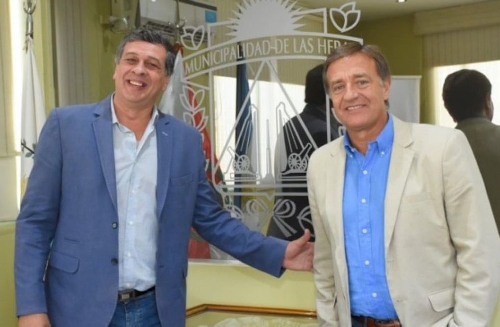 Daniel Orozco, intendente de Las Heras y uno de los que se lanzó a la gobernación, junto a Rodolfo Suárez, mandatario de la provincia. Imagen de Archivo