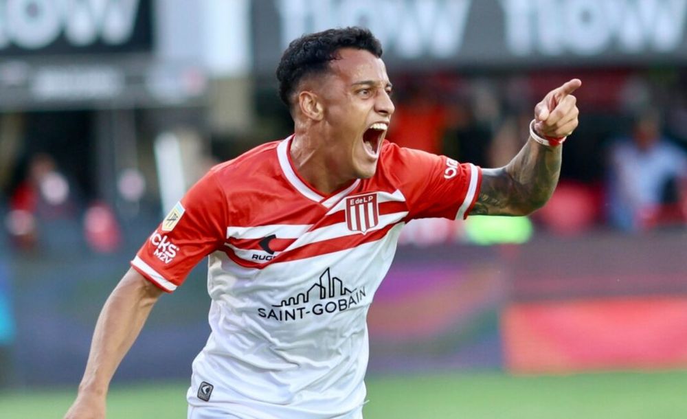 Tiago Palacios fue genio y figura y convirtió uno de los tantos de Estudiantes frente a Cusco FC
