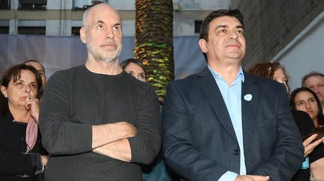 Los Andes | Horacio Rodriguez Larreta en Mendoza en la inauguración de la nueva sede del PRO en la provincia.Larreta junto a Omar De Marchi Diputado NacionalFoto: José Gutierrez / Los Andes