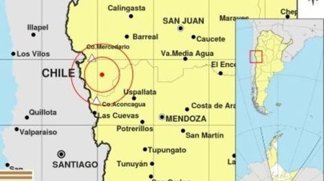 Tembló en San Juan y se sintió con fuerza en Mendoza