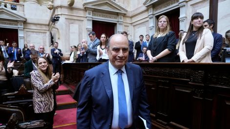 El jefe de Gabinete, Guillermo Francos, en la Cámara de Diputados.