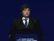Javier Milei en la 12° edición de Latam Economic Forum