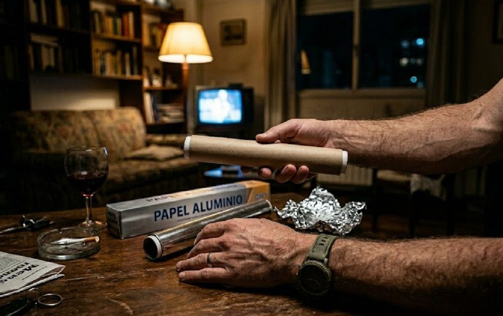 Papel de aluminio envuelto en el brazo: la solución para descansar por la noche que se hizo viral