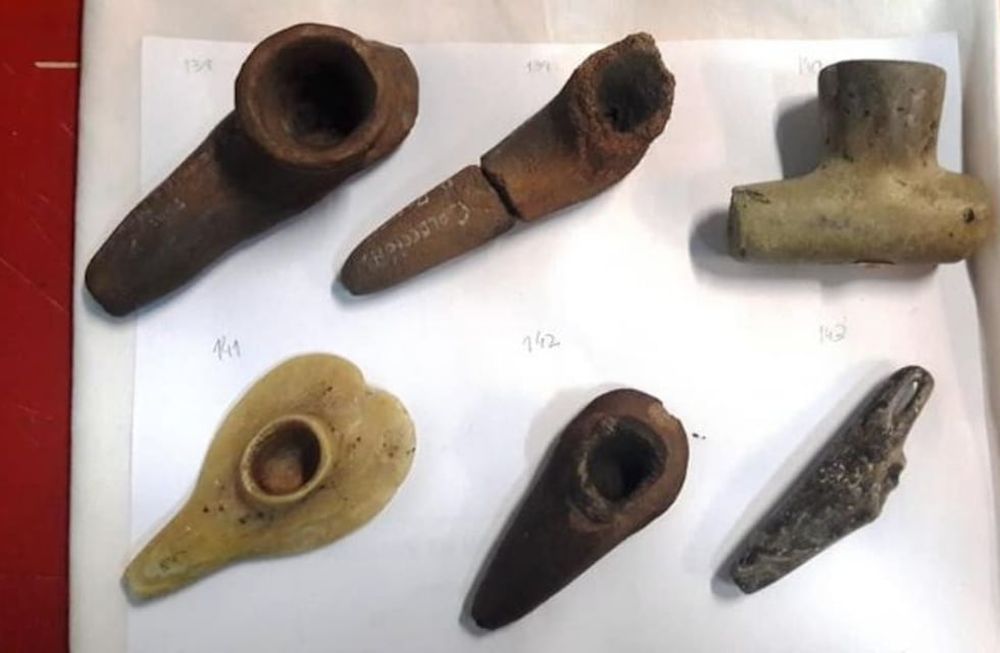 Algunas pipas dela colección sureña robadas.