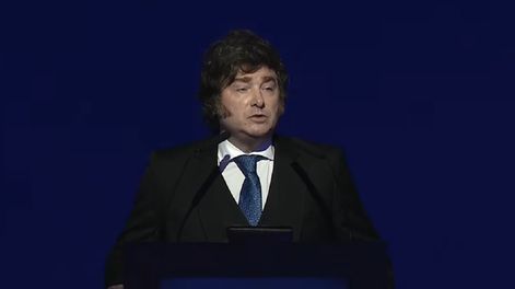 Javier Milei en la 12° edición de Latam Economic Forum