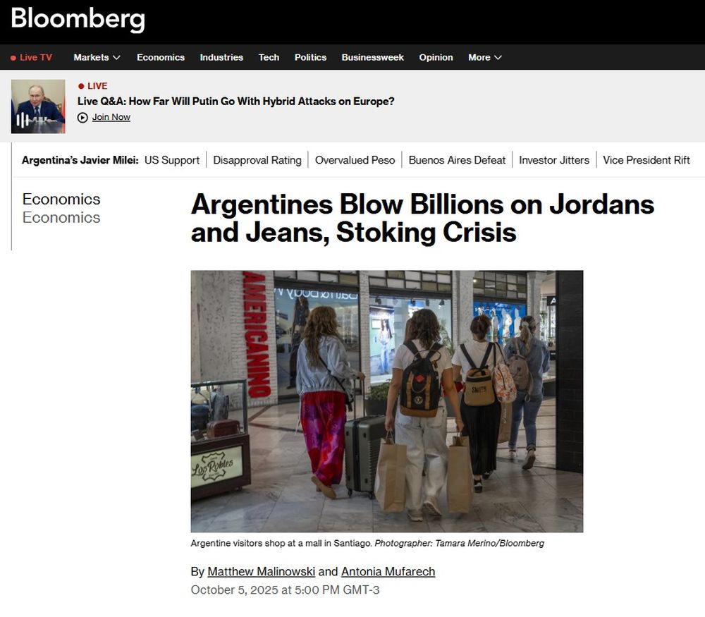 La nota de Bloomberg: La nota de Bloomberg: