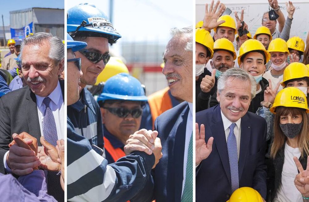 Alberto Fernández envío un mensaje a los trabajadores en su día. Foto: Twitter/@alferdez