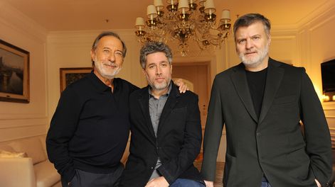 El trío del éxito: Guillermo Francella Mariano Cohn y Gastón Duprat hicieron El Encargado y Mi obra maestra.