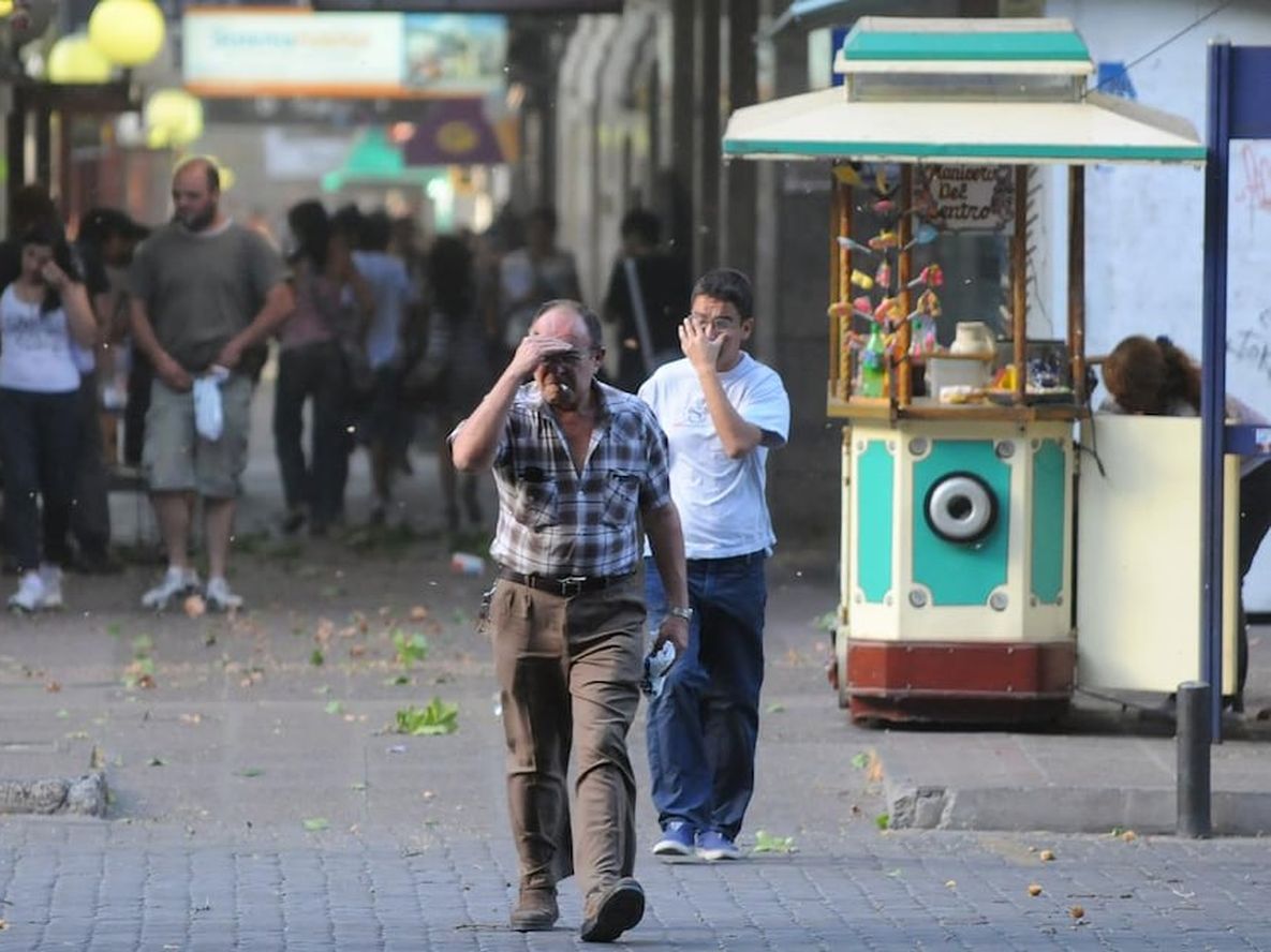 Zonda este miércoles en Mendoza.