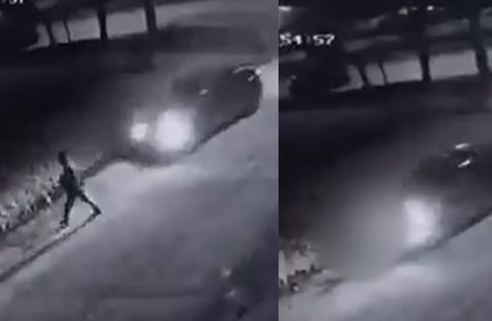 La policía de Mar del Plata desplegó agentes para dar con el conductor, del que solo se sabe que maneja un auto de color oscuro. Foto: Captura video