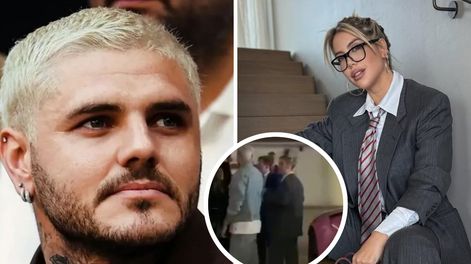 El video del reencuentro entre Wanda Nara y Mauro Icardi: complicidad y miradas