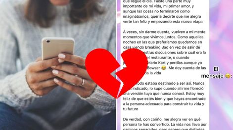 Le escribió a su ex antes de su boda y su mensaje se hizo viral: Nunca fui el indicado.&nbsp;
