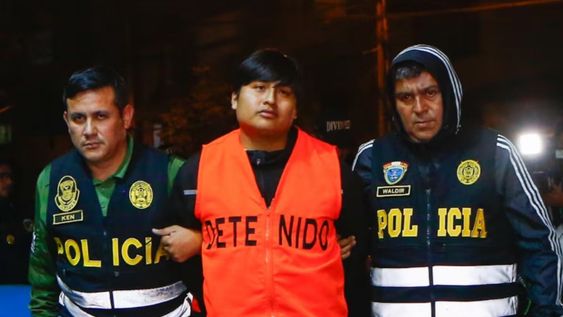 El momento en que detenían en Perú a Pequeño J.