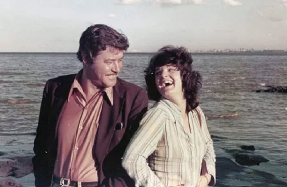 Guy Williams y su gran amor, la argentina Araceli Lisazo (Foto cedida a Infobae por Lisazo)